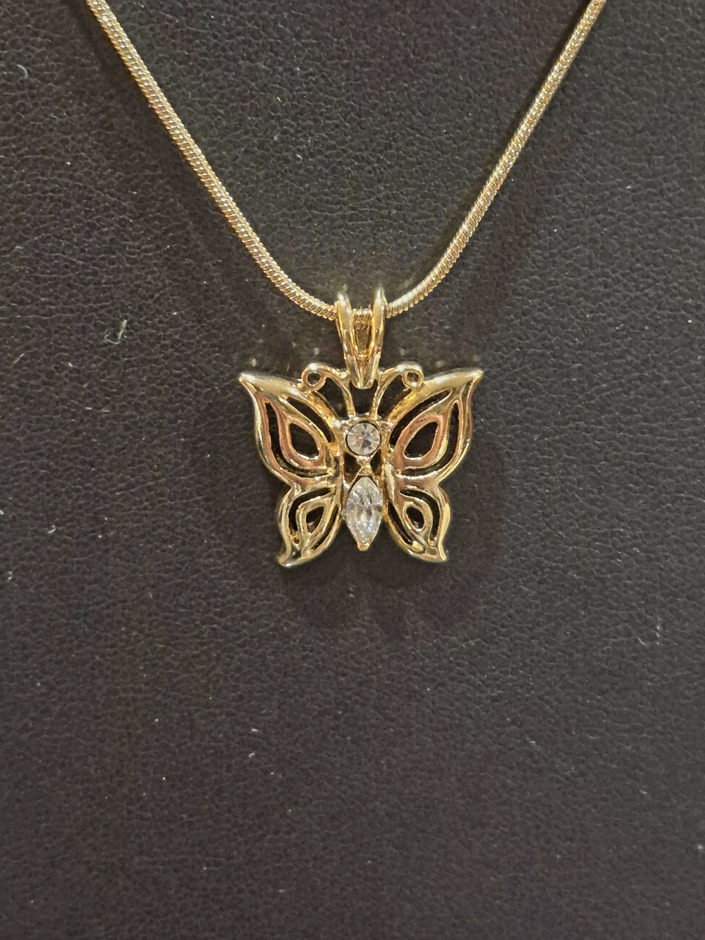 Gold tone Necklace Lot Bundle 4 Necklaces NY, AVON, UNSIGNED - Picture 8 of 11